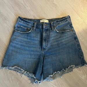 Abercrombie Curve Love High Rise Dad Shorts